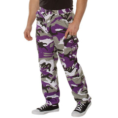 PANTALONS DE COMBAT BDU CAMO - VIOLET / SMALL - VÊTEMENTS - PANTALONS MILITAIRES ET COMBATS