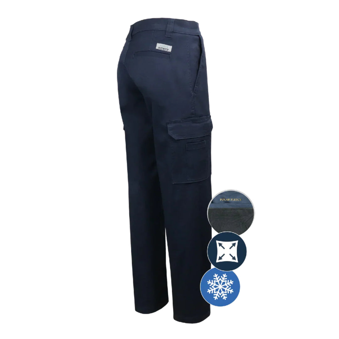 PANTALONS DE TRAVAIL CARGO EXTENSIBLES DOUBLÉS MODÈLE 011EXD - PANTALONS DOUBLÉS