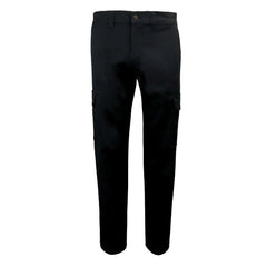PANTALONS DE TRAVAIL CARGO EXTENSIBLES DOUBLÉS MODÈLE 011EXD - NOIR / 28 / 32 - PANTALONS DOUBLÉS