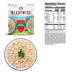 PÂTES ALFREDO READYWISE - PLEIN AIR CAMPING ET SURVIE - NOURRITURE