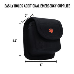POCHETTE DOUBLE POUR VAPORISATEUR NASAL NARCAN - PLEIN AIR CAMPING ET SURVIE - TROUSSES DE PREMIERS SOINS
