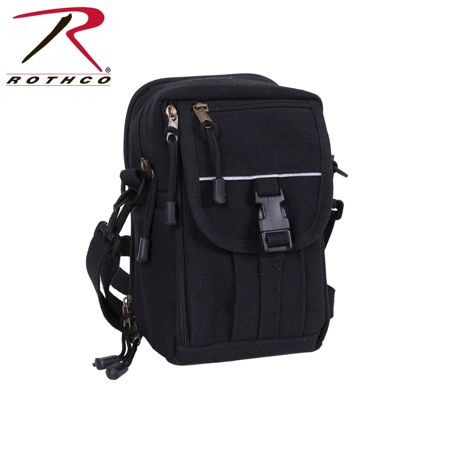 POCHETTE EN CANVAS ÉPAIS POUR PASSEPORT - SACS ET RANGEMENT - SACS BANDOUILÈRE