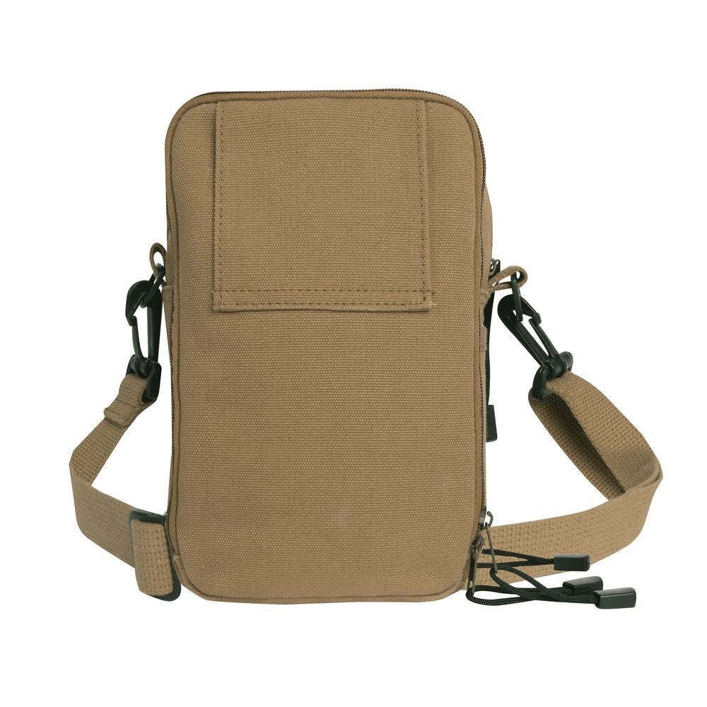 POCHETTE EN CANVAS ÉPAIS POUR PASSEPORT - SACS ET RANGEMENT - SACS BANDOUILÈRE