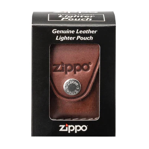 POCHETTE POUR ZIPPO EN CUIR AVEC BOUCLE DE CEINTURE