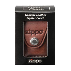 POCHETTE POUR ZIPPO EN CUIR AVEC BOUCLE DE CEINTURE - PLEIN AIR CAMPING ET SURVIE - BRIQUETS