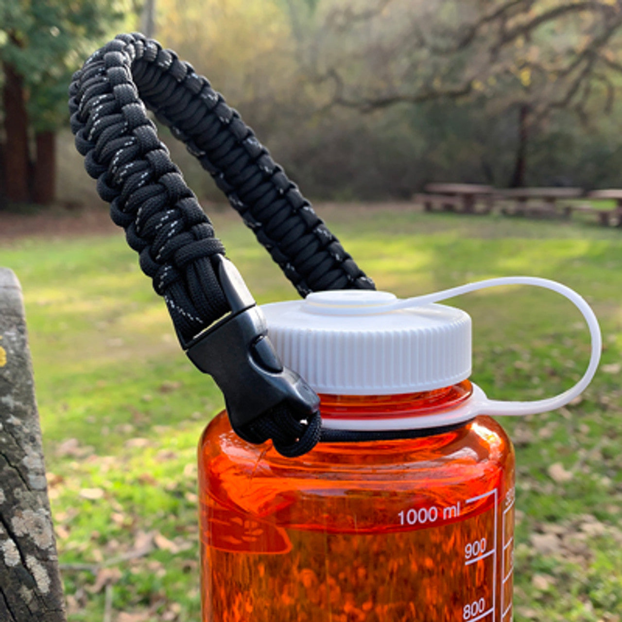 POIGNÉE EN PARACORDE POUR BOUTEILLE D’EAU NALGENE À GRAND GOULOT - PLEIN AIR CAMPING ET SURVIE - GOURDES