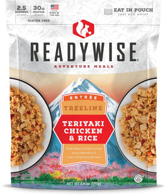 POULET TERIYAKI AVEC RIZ READYWISE - PLEIN AIR CAMPING ET SURVIE - NOURRITURE
