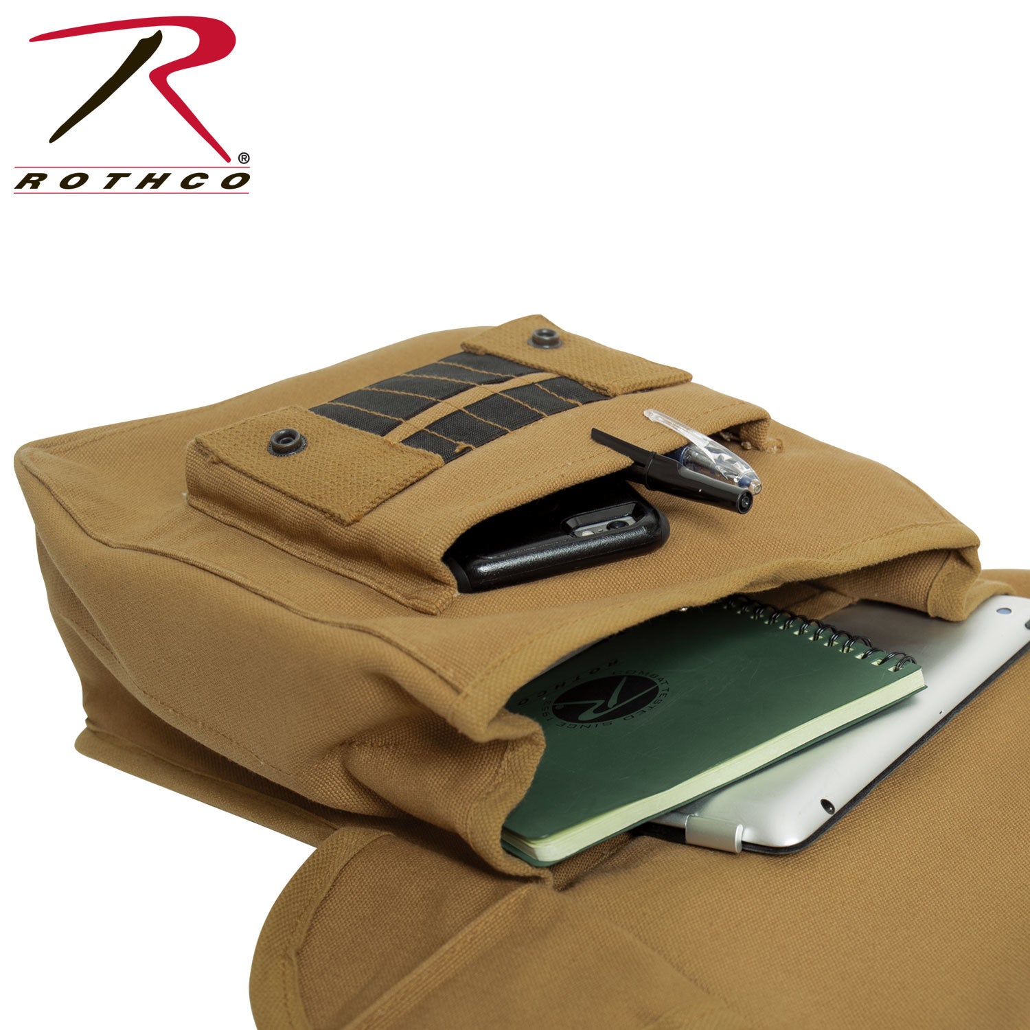SAC À BANDOULIÈRE AVEC ÉTUI À CARTE EN CANVAS - SACS ET RANGEMENT - SACS BANDOUILÈRE