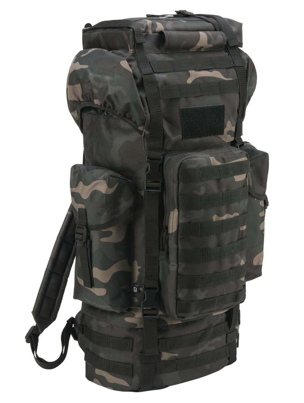 SAC À DOS DE COMBAT MOLLE 65L BRANDIT - CAMO FONCÉ - SACS ET RANGEMENT - SACS À