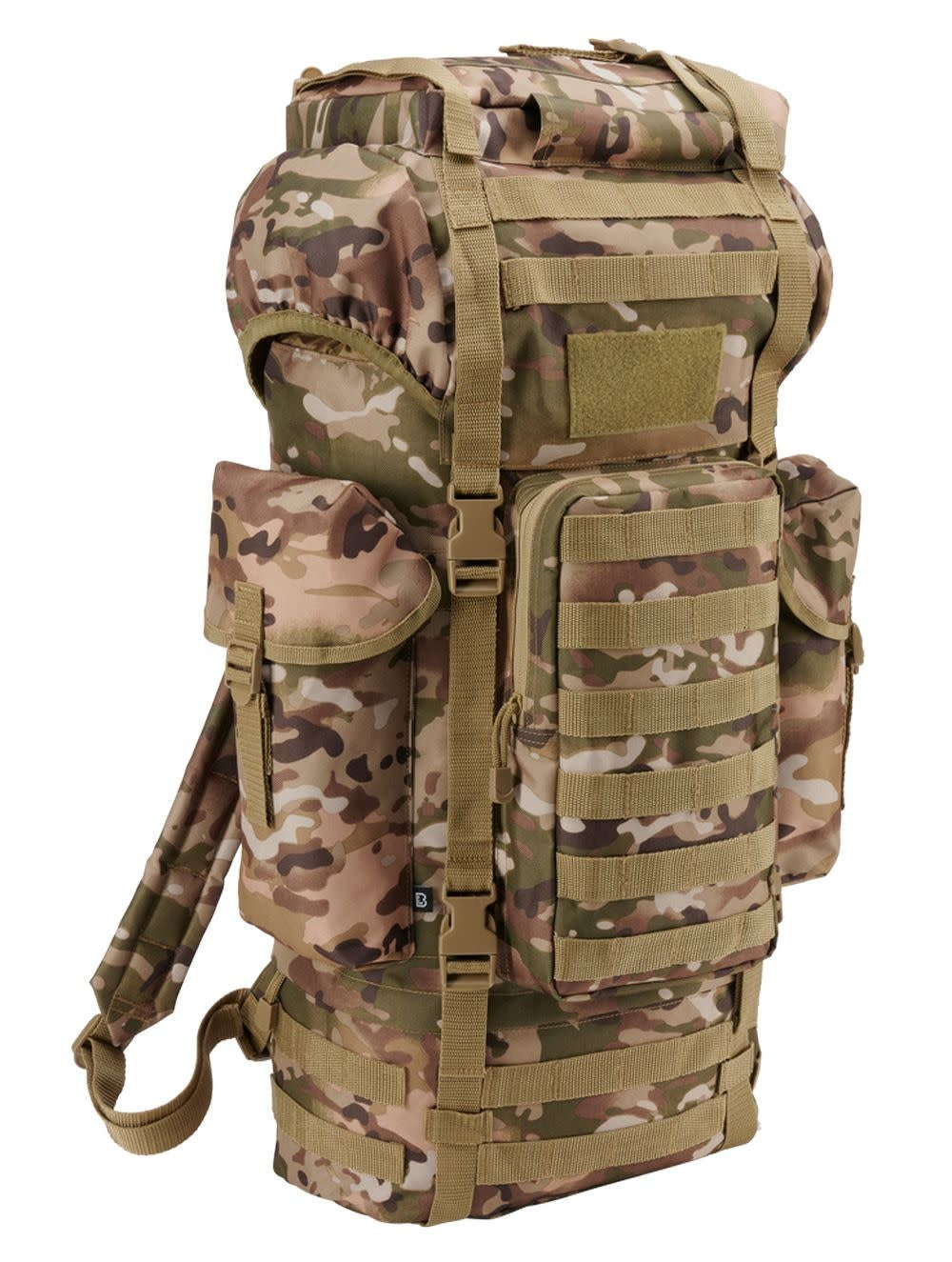 SAC À DOS DE COMBAT MOLLE 65L BRANDIT - CAMO UNIVERSEL - SACS ET RANGEMENT - SACS À