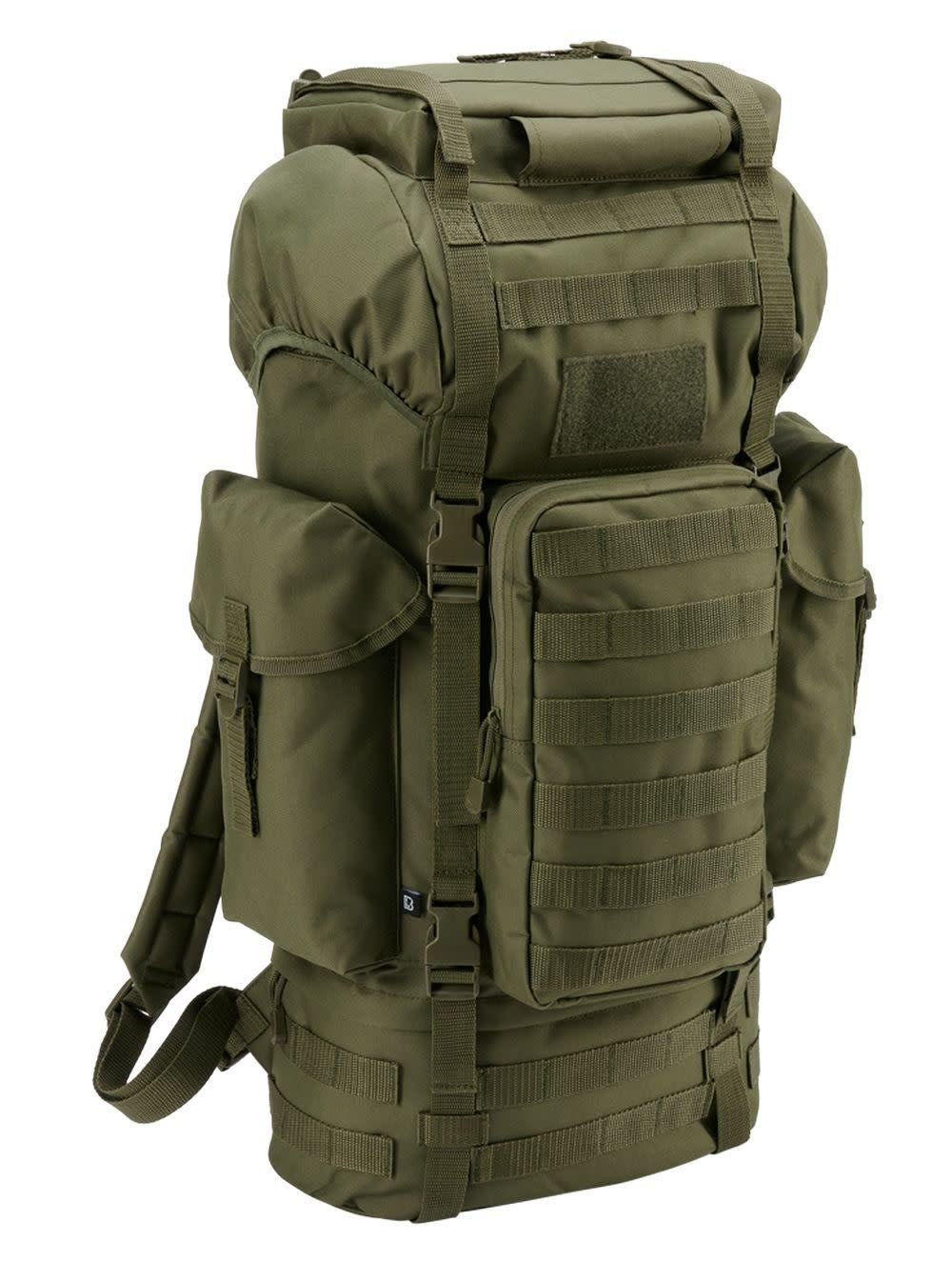 SAC À DOS DE COMBAT MOLLE 65L BRANDIT - VERT OLIVE - SACS ET RANGEMENT - SACS À
