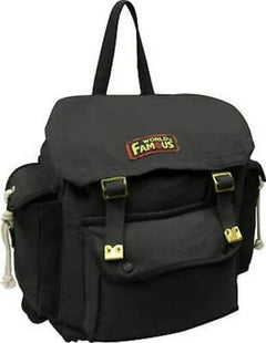 SAC À DOS EN TOILE - NOIR - SACS ET RANGEMENT - SACS À