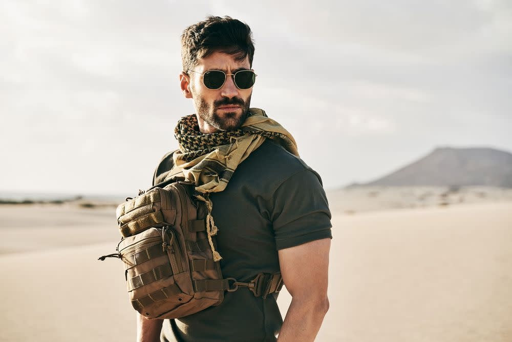 SAC D'ASSAUT MOYEN US COOPER 8L À BANDOUILIÈRE BRANDIT