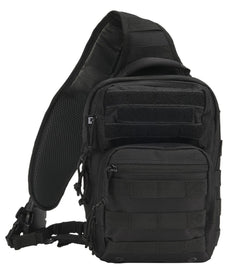 SAC D’ASSAUT MOYEN US COOPER 8L À BANDOUILIÈRE BRANDIT - NOIR - SACS ET RANGEMENT - SACS BANDOUILÈRE