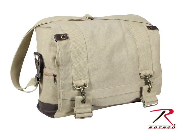 SAC EN CANVAS DE MESSAGER POUR PILOTE DE B-15 - VINTAGE
