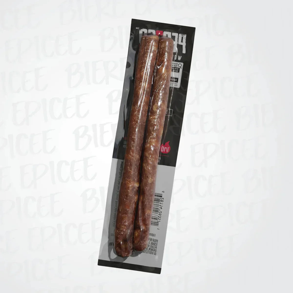 SAUCISSON SEC PEP2GO BIÈRE ÉPICÉE - PLEIN AIR CAMPING ET SURVIE - NOURRITURE