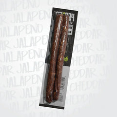 SAUCISSON SEC PEP2GO CHEDDAR ET JALAPEÑO - PLEIN AIR CAMPING ET SURVIE - NOURRITURE