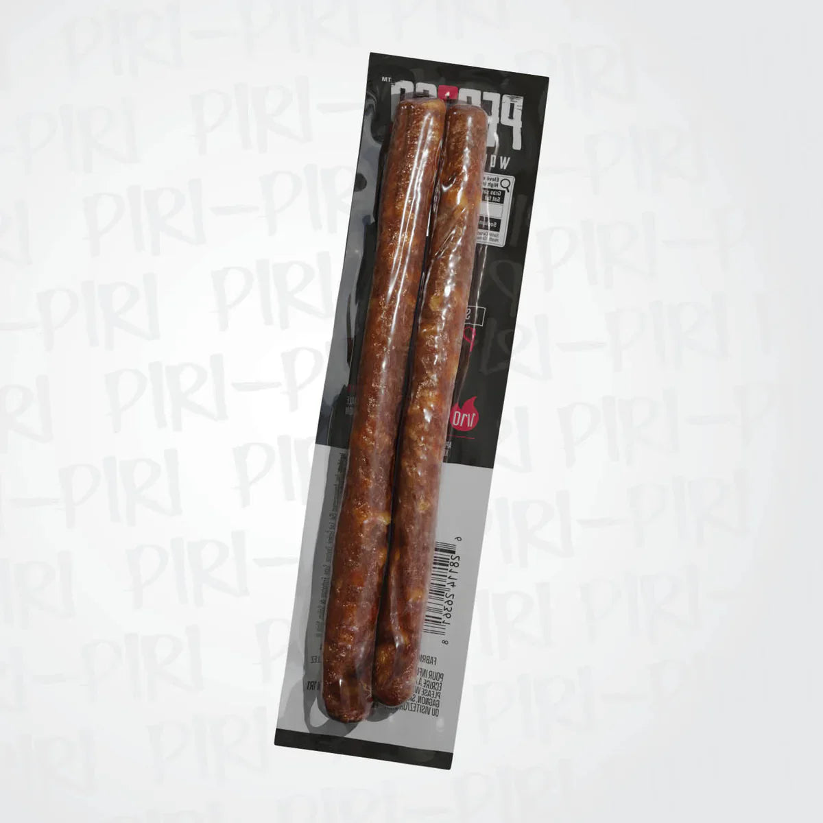 SAUCISSON SEC PEP2GO PIRI-PIRI - PLEIN AIR CAMPING ET SURVIE - NOURRITURE