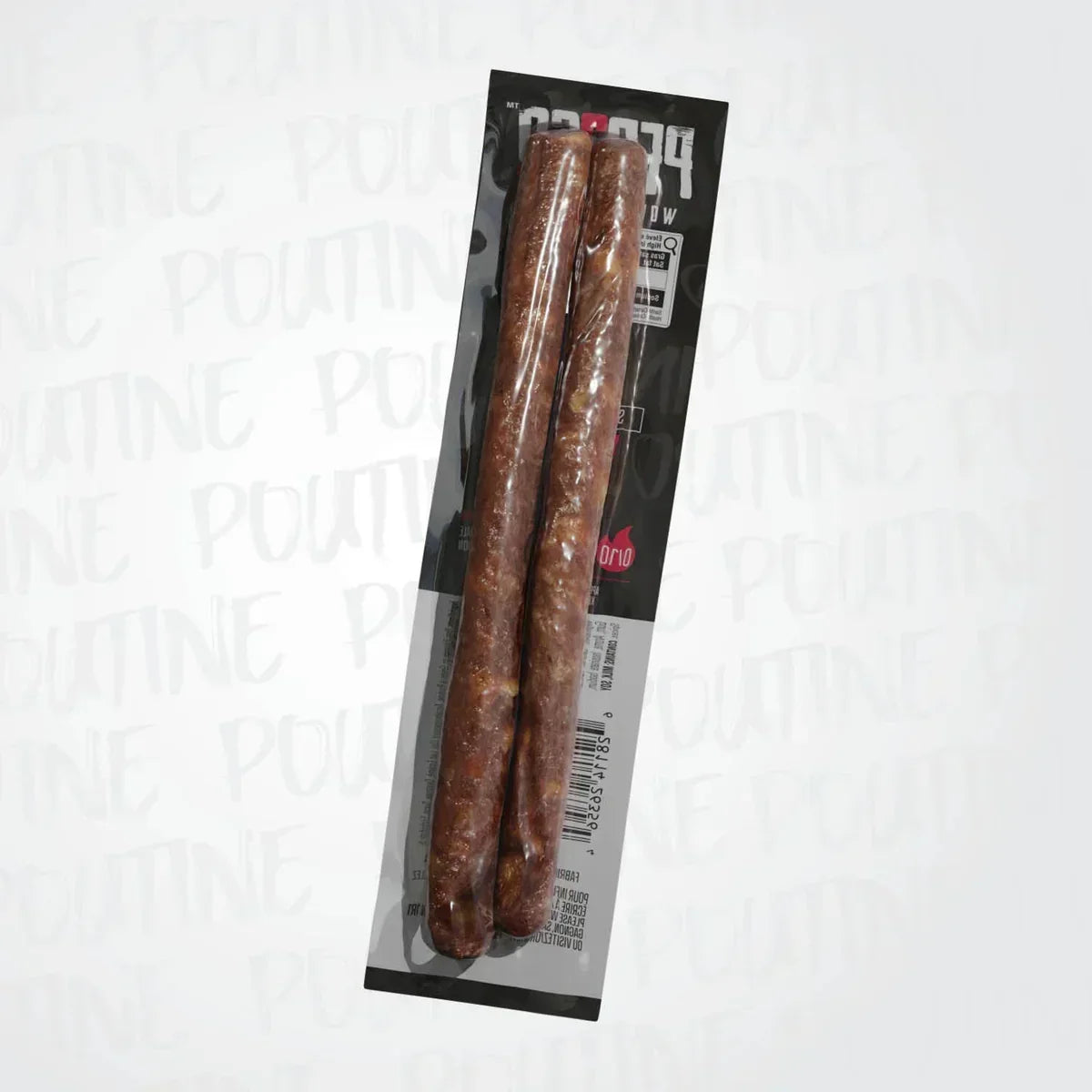 SAUCISSON SEC PEP2GO POUTINE - PLEIN AIR CAMPING ET SURVIE - NOURRITURE