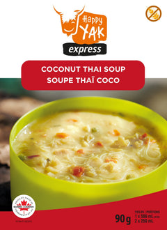 SOUPE THAÏ COCO HAPPY YAK - PLEIN AIR CAMPING ET SURVIE - NOURRITURE