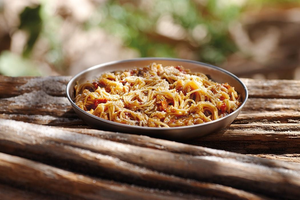 SPAGHETTI À LA SAUCE NAPOLITAINE HAPPY YAK - PLEIN AIR CAMPING ET SURVIE - NOURRITURE