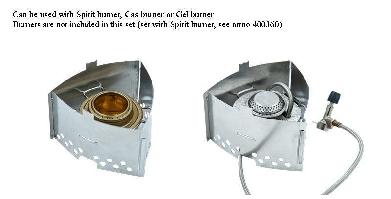 SUPPORT TRIANGULAIRE POUR BRULEUR TRANGIA T3 (BRÛLEUR NON INCLUS) - PLEIN AIR CAMPING ET SURVIE - RÉCHAUDS