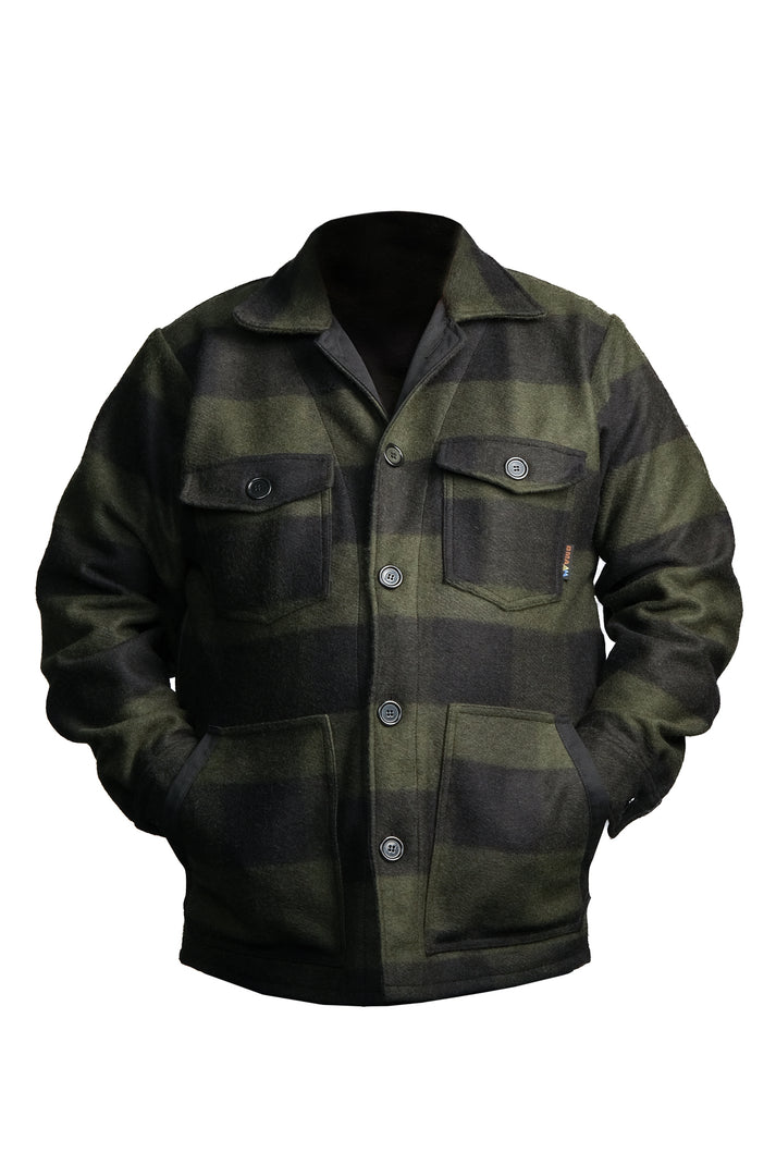 SURCHEMISE EN LAINE BUFFALO BOREAL MOUNTAIN ANORAKS - MANTEAUX ET VESTES