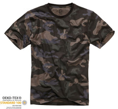 T-SHIRT BRANDIT 100% COTON - CAMO FONCÉ / SMALL - VÊTEMENTS - T-SHIRTS