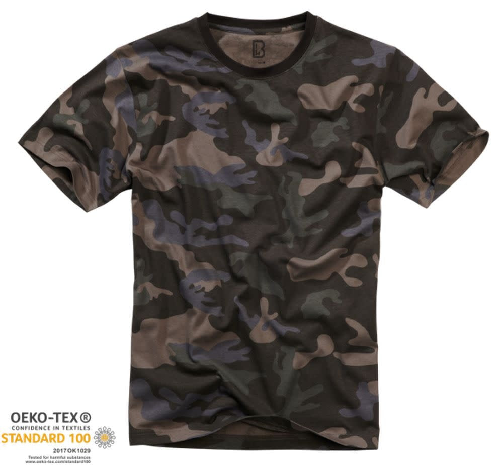 T-SHIRT BRANDIT 100% COTON - CAMO FONCÉ / SMALL - VÊTEMENTS - T-SHIRTS