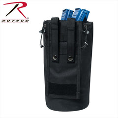 TRÈS GRANDE POCHETTE RONDE UTILITAIRE M.O.L.L.E. - NOIR - ÉQUIPEMENT TACTIQUE - POCHETTES MOLLE