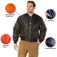 VESTE D’AVIATEUR ROTHCO MA-1 - VÊTEMENTS - MANTEAUX ET VESTES