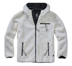 VESTE EN POLAR À CAPUCHON DE TYPE TEDDY BRANDIT - VÊTEMENTS - VESTES EN POLAR