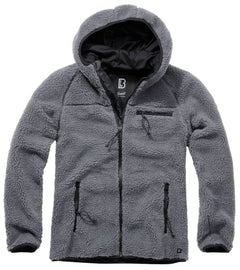 VESTE EN POLAR À CAPUCHON DE TYPE TEDDY BRANDIT - VÊTEMENTS - VESTES EN POLAR