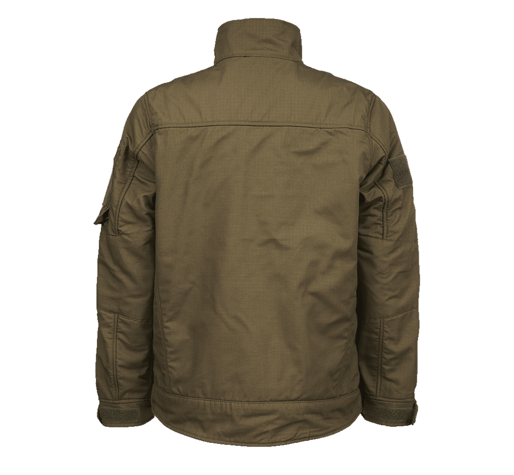 VESTE EN POLAR ET TISSU RIPSTOP BRANDIT