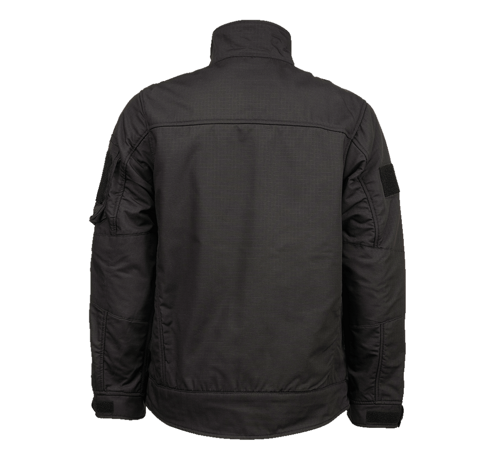 VESTE EN POLAR ET TISSU RIPSTOP BRANDIT