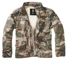 VESTE MILITAIRE BRITANNIA HIVER BRANDIT - CAMO VERT LÉGER / SMALL - VÊTEMENTS - MANTEAUX ET VESTES