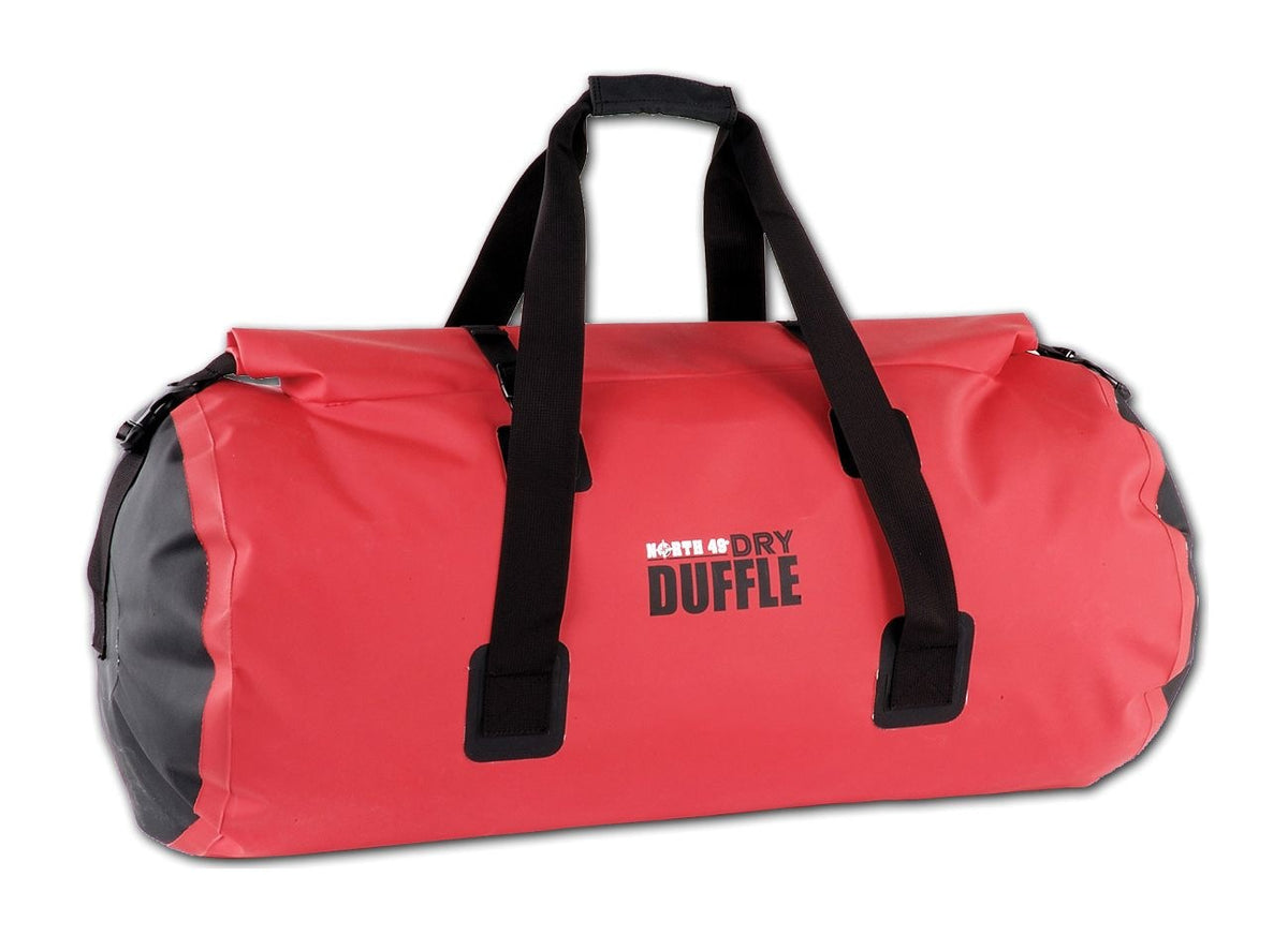 SAC DE VOYAGE ÉTANCHE NORTH 49 ROUGE ET NOIR 75 LITRES