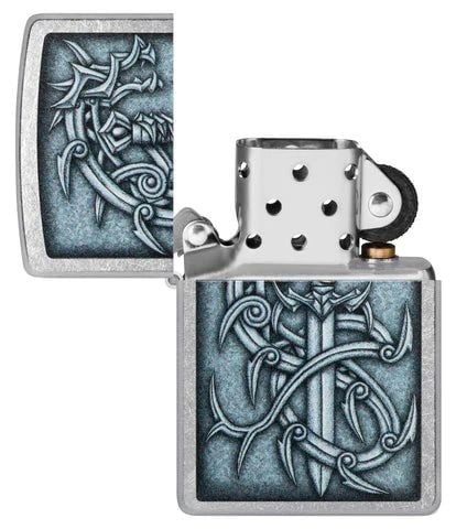 ZIPPO 207 DESIGN MÉDIÉVAL ET MYTHOLOGIQUE