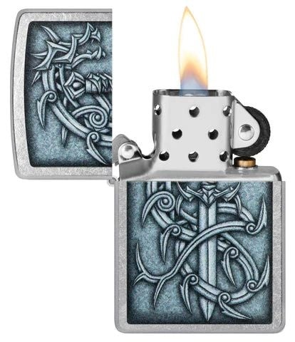 ZIPPO 207 DESIGN MÉDIÉVAL ET MYTHOLOGIQUE