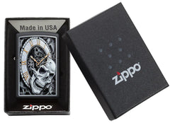 ZIPPO CRÂNE ET HORLOGE - PLEIN AIR CAMPING ET SURVIE - BRIQUETS