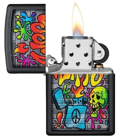 ZIPPO DESIGN ART DE LA RUE - PLEIN AIR CAMPING ET SURVIE - BRIQUETS