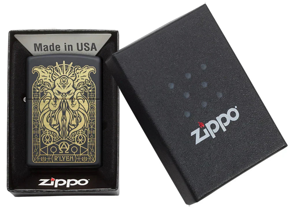 ZIPPO ENTITÉ COSMIQUE CTHULHU - PLEIN AIR CAMPING ET SURVIE - BRIQUETS