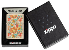 ZIPPO FLORAL VINTAGE - PLEIN AIR CAMPING ET SURVIE - BRIQUETS