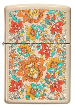 ZIPPO FLORAL VINTAGE - PLEIN AIR CAMPING ET SURVIE - BRIQUETS