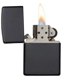 ZIPPO NOIR MÂT 218 - PLEIN AIR CAMPING ET SURVIE - BRIQUETS