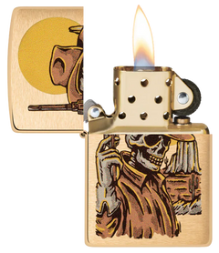 ZIPPO WESTERN ET SQUELETTE - PLEIN AIR CAMPING ET SURVIE - BRIQUETS